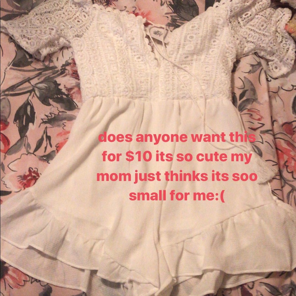 A white Romper